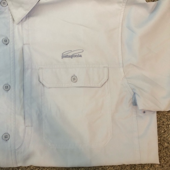 Patagonia Sol Patrol Button Up Shirt LS Size L - Picture 3 of 9